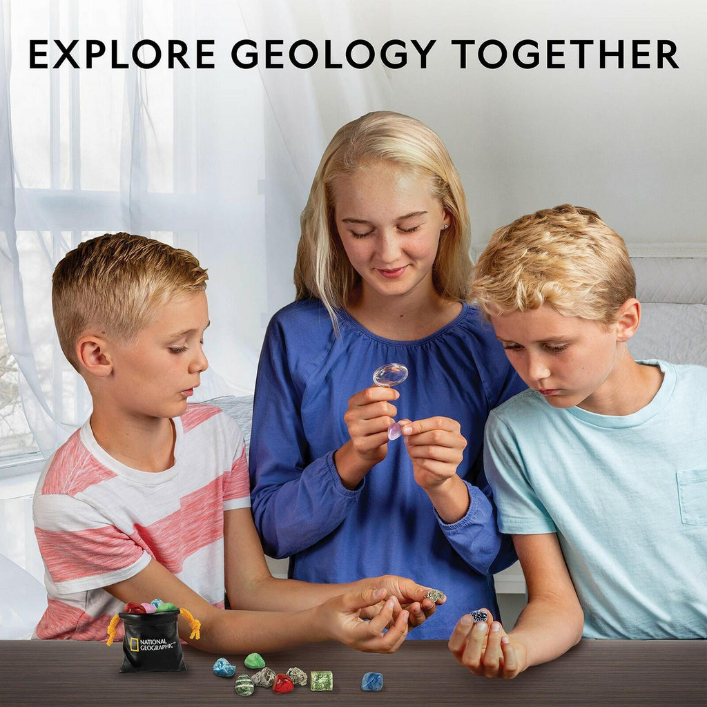 15 Rocks National Geographic Rocks & Mineral Collection - Rock Collection Box