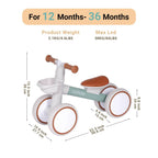 KidRoller Kid's Balance Bikes for 1 Year Old Boys and Girls, 12-36 Months