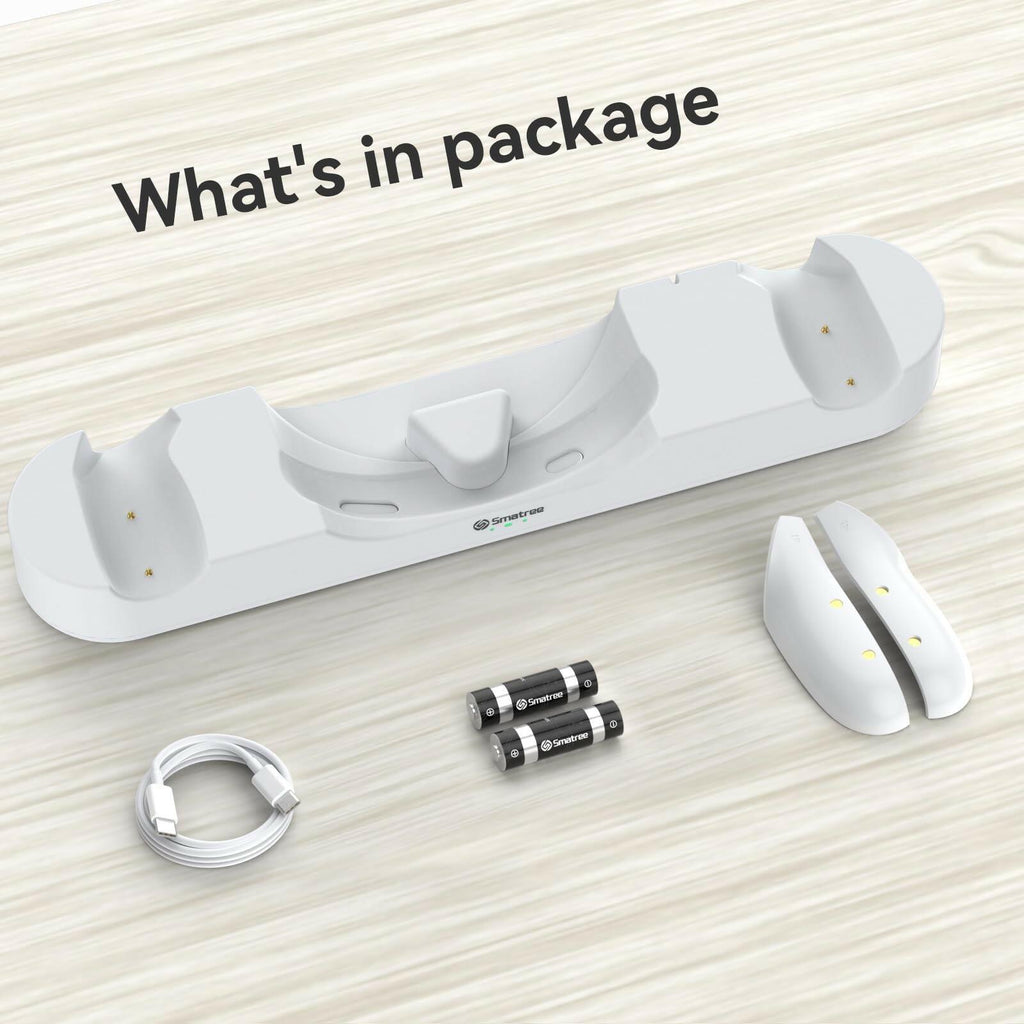 Smatree Charging Dock Compatible for Meta Quest 3S/Quest 3,Charge Controllers