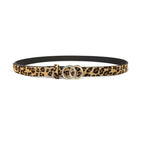Miss Danger Leopard Belt Alloy Buckle for women Leather Belt with Pants Jeans