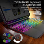 Uminy Keyboard Case for iPad Air 13"(M3 2025/M2 2024)& Pro 12.9"