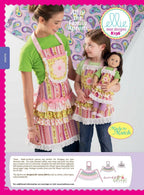 KWIK-SEW PATTERNS K0136OSZ Misses'/Girls'/Dolls' Aprons Sewing Template