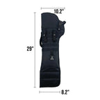 Silfrae Tactical Shotgun Rifle Scabbard Bag Shoulder Bag (Black)