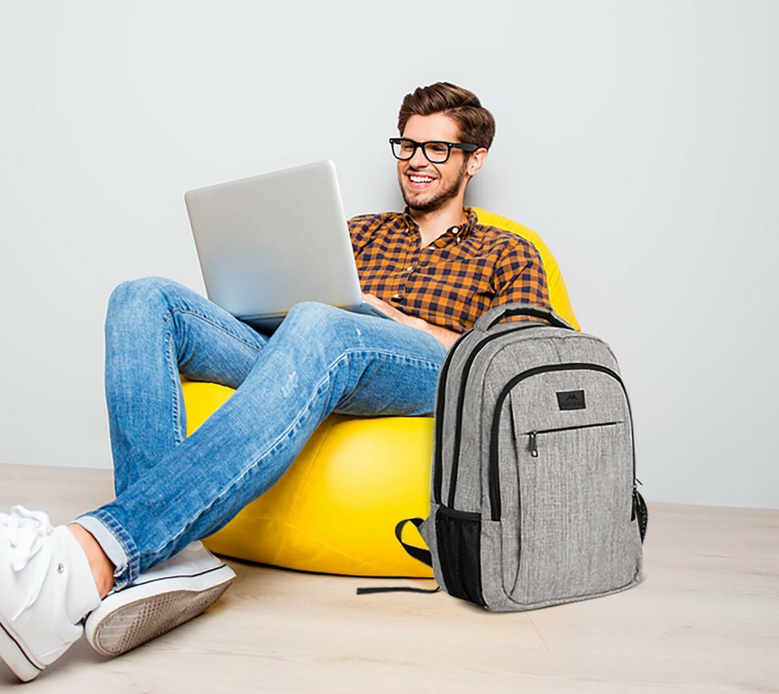MATEIN Travel Laptop Backpack, Business Anti Theft Slim Sturdy Laptops Backpack