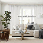Pinch Pleated Sheer Curtains 84 Inches Long,Light Filtering Semi Sheer White