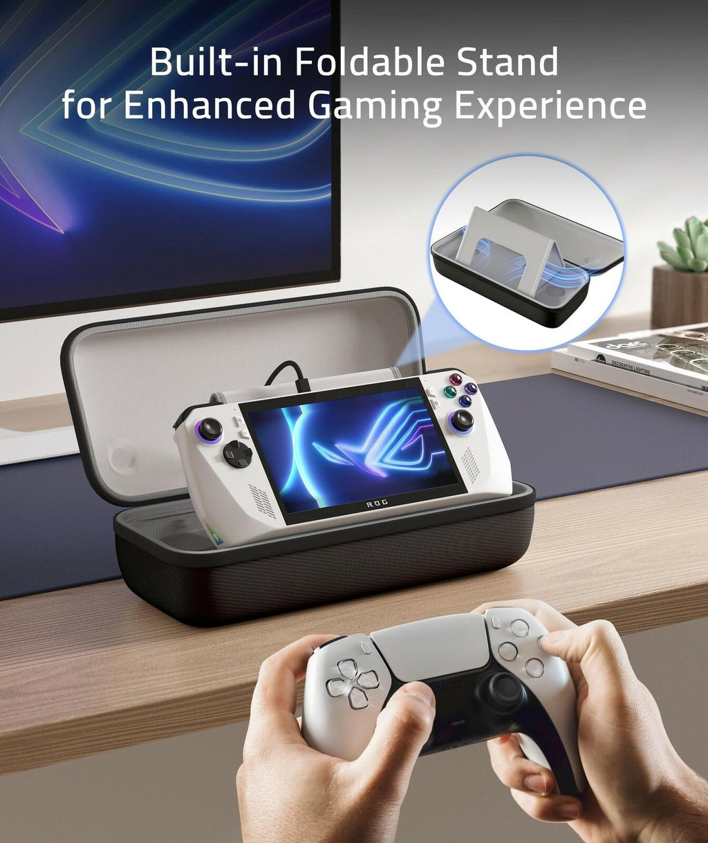 Syntech Hard Carrying Case Compatible with ROG Ally/Ally X [Not for Xbox 2025],