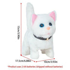 Katutude Interactive Pet Plush Toy Lifelike Cat Electronic Plush Toys Making