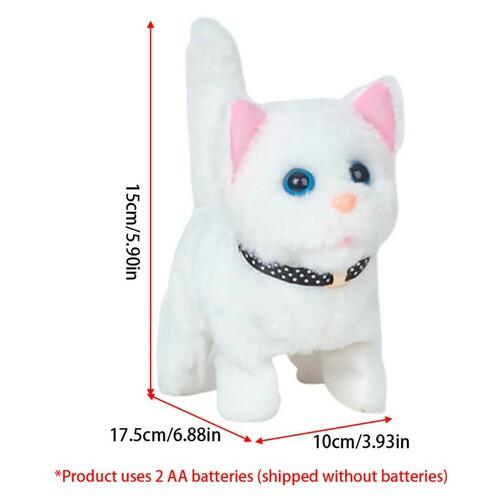 Katutude Interactive Pet Plush Toy Lifelike Cat Electronic Plush Toys Making