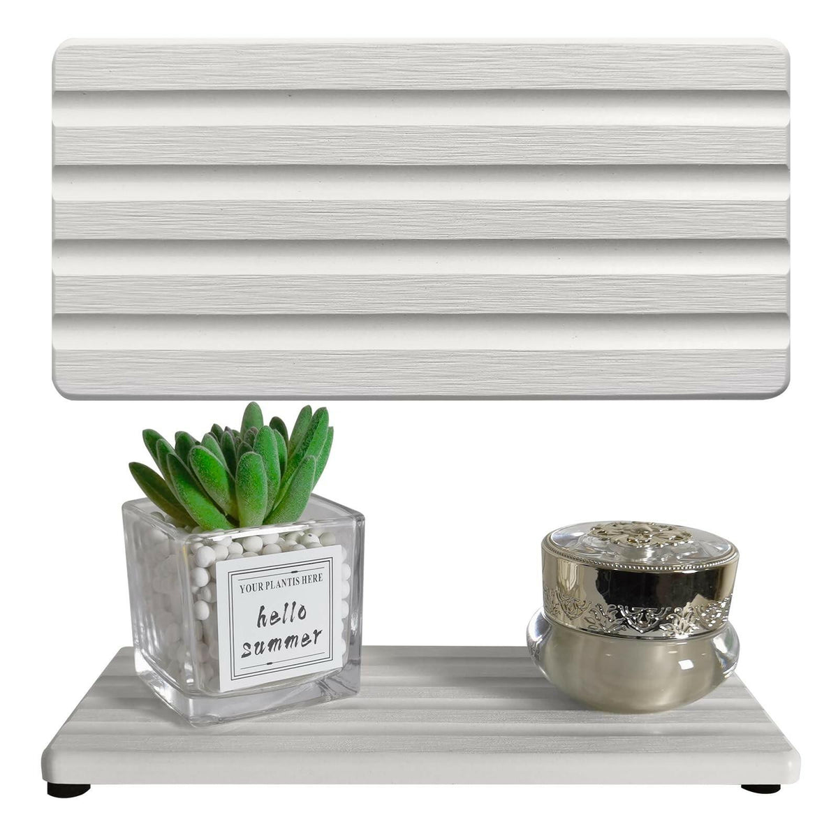 2 PCS Water Absorbing Stone Trays for Bathroom Sink & Kitchen Counter,