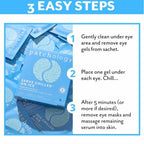5 Pairs Patchology Iced Cooling Under Eye Mask Patches with Peptides, Cloudberry
