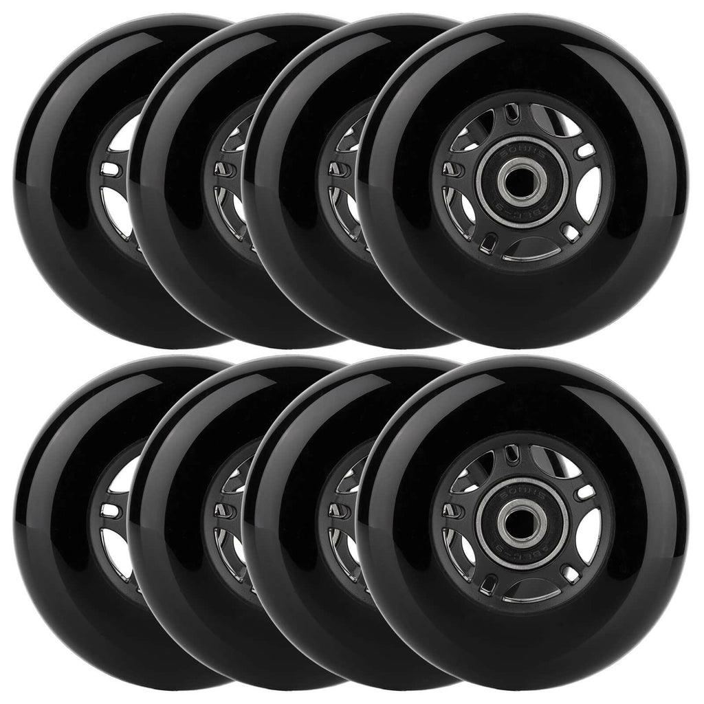 WHEELCOME Inline Skate Wheels Outdoor & Indoor Blade Roller Skate Wheels 85a