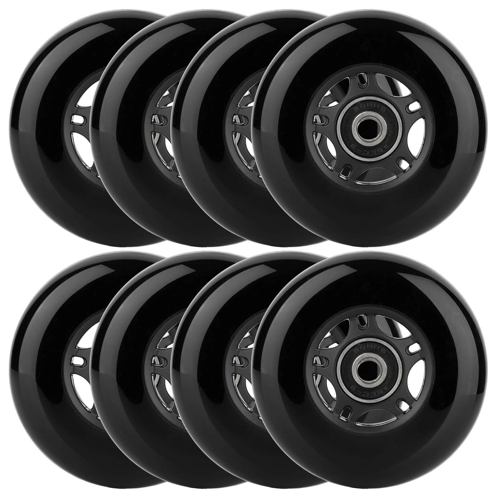 WHEELCOME Inline Skate Wheels Outdoor & Indoor Blade Roller Skate Wheels 85a