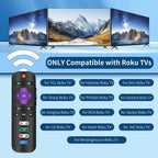 (Pack of 2) Replacement Only for Roku TV Remote, Compatible for TCL Roku/Hisense
