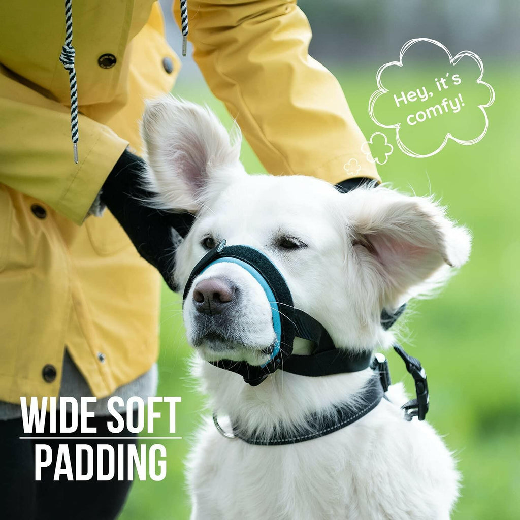 Gentle Muzzle Guard for Dogs - Prevents Biting and Unwanted Chewing Safely