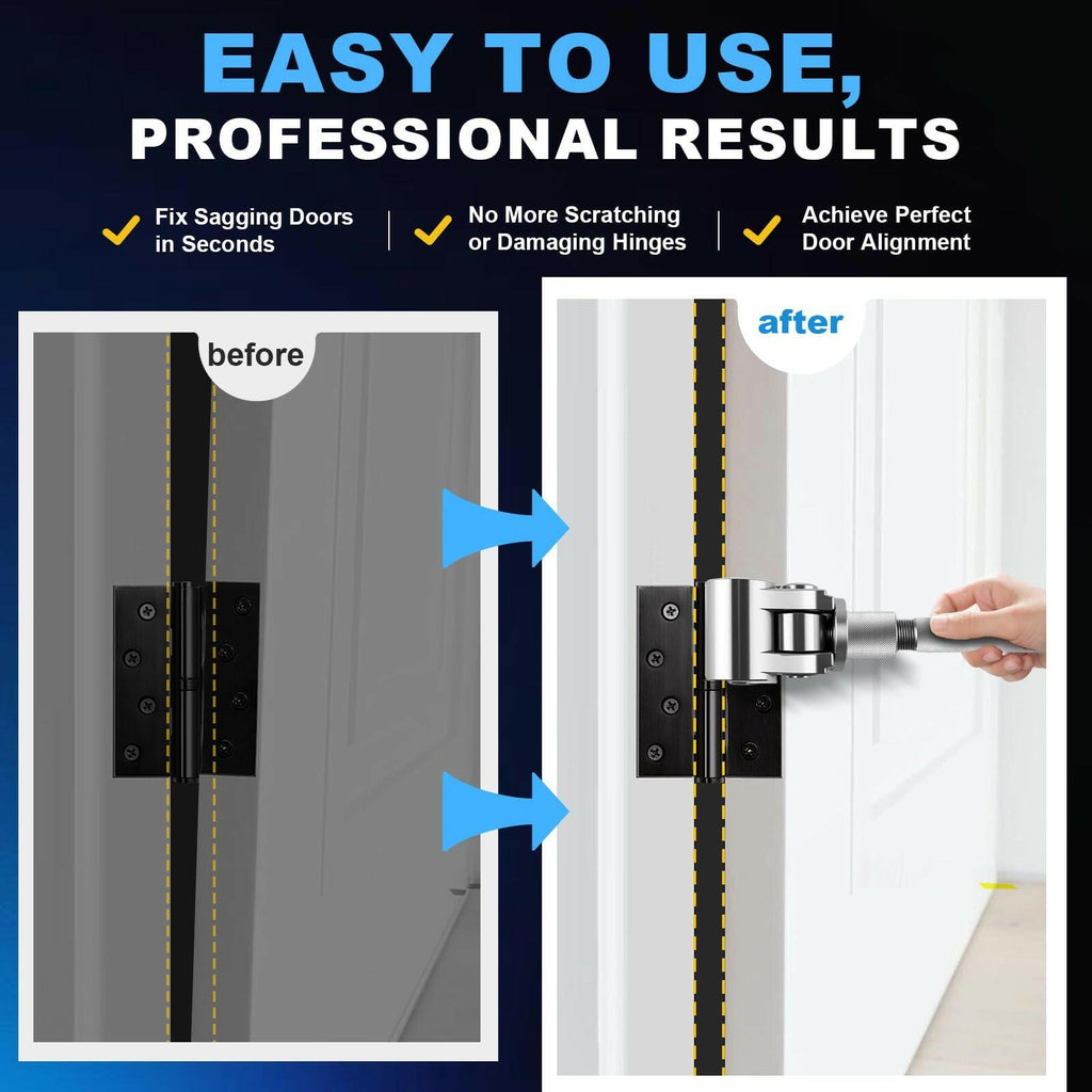 Jourcyna Upgraded Door Hinge Adjustment Tool, Adjustable Hinges Wrench,