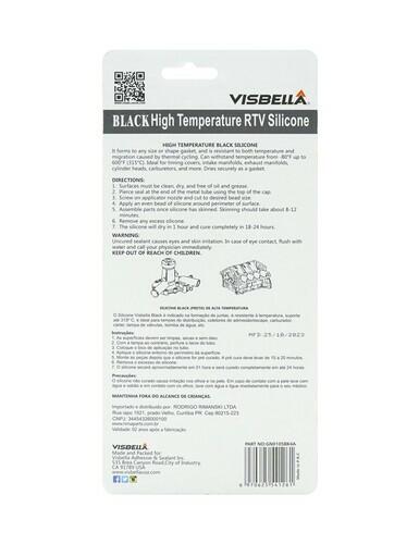 Visbella High Temperature RTV Silicone Gasket Maker, Sealed Oil Resistant