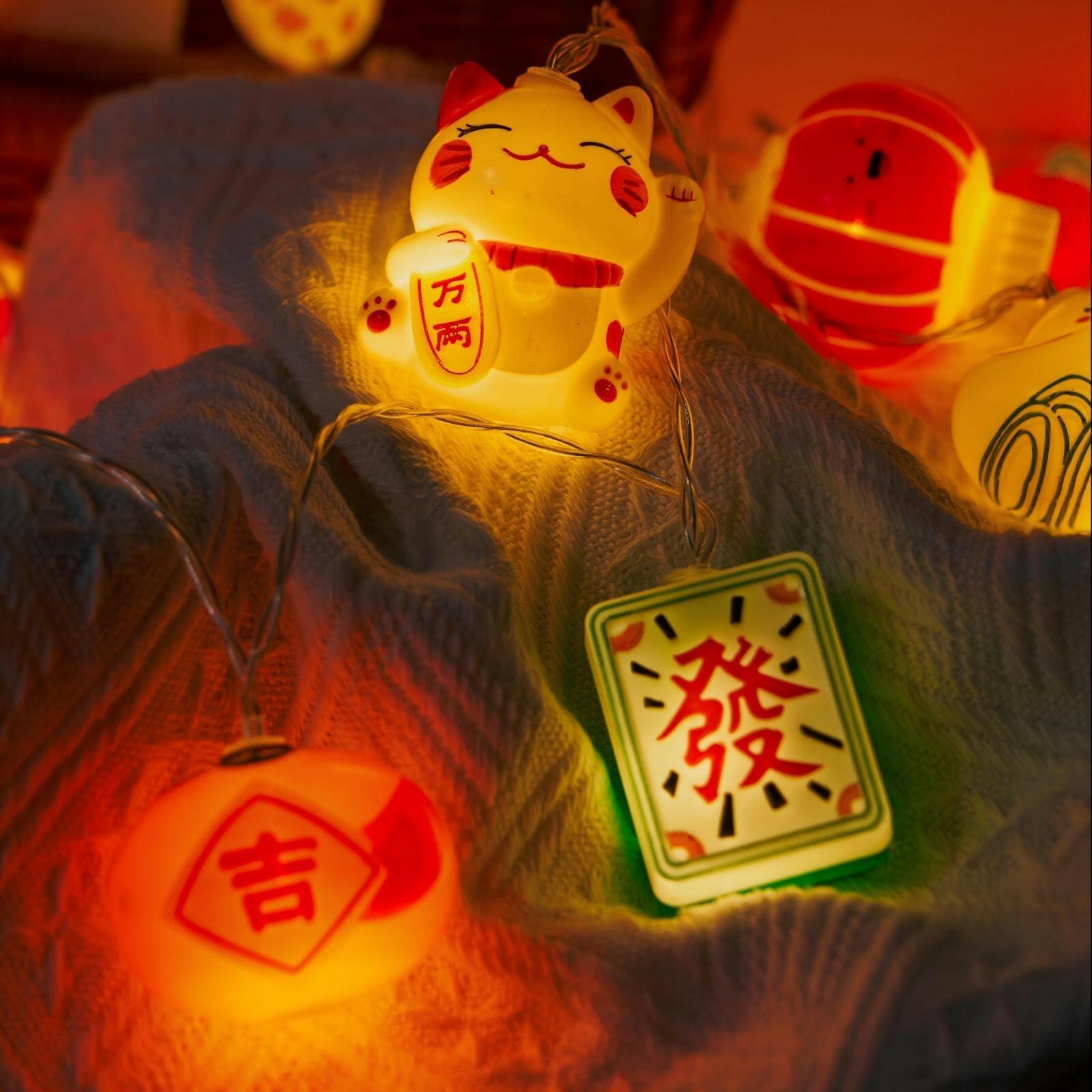 LOLStar Chinese New Year Decorations 2026, Lunar New Year String Lights 20 LED
