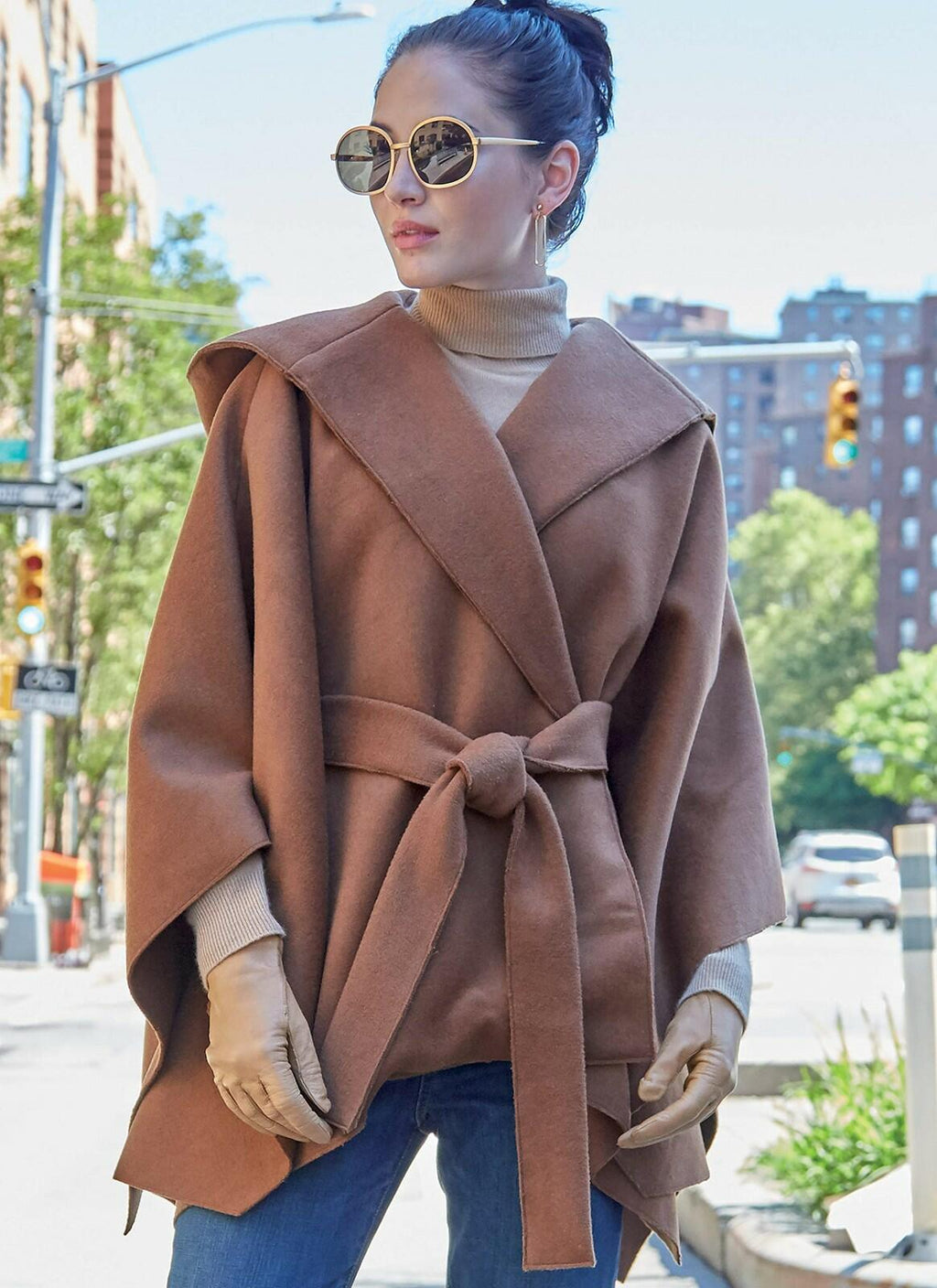 McCall's Sewing Pattern Misses' Capes & Belt Size XS-S-M, Various Colours