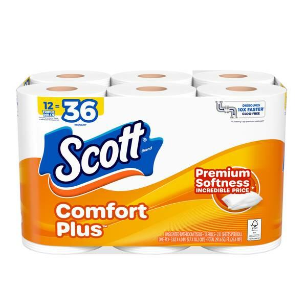 24 count Scott ComfortPlus Toilet Paper - Double Rolls
