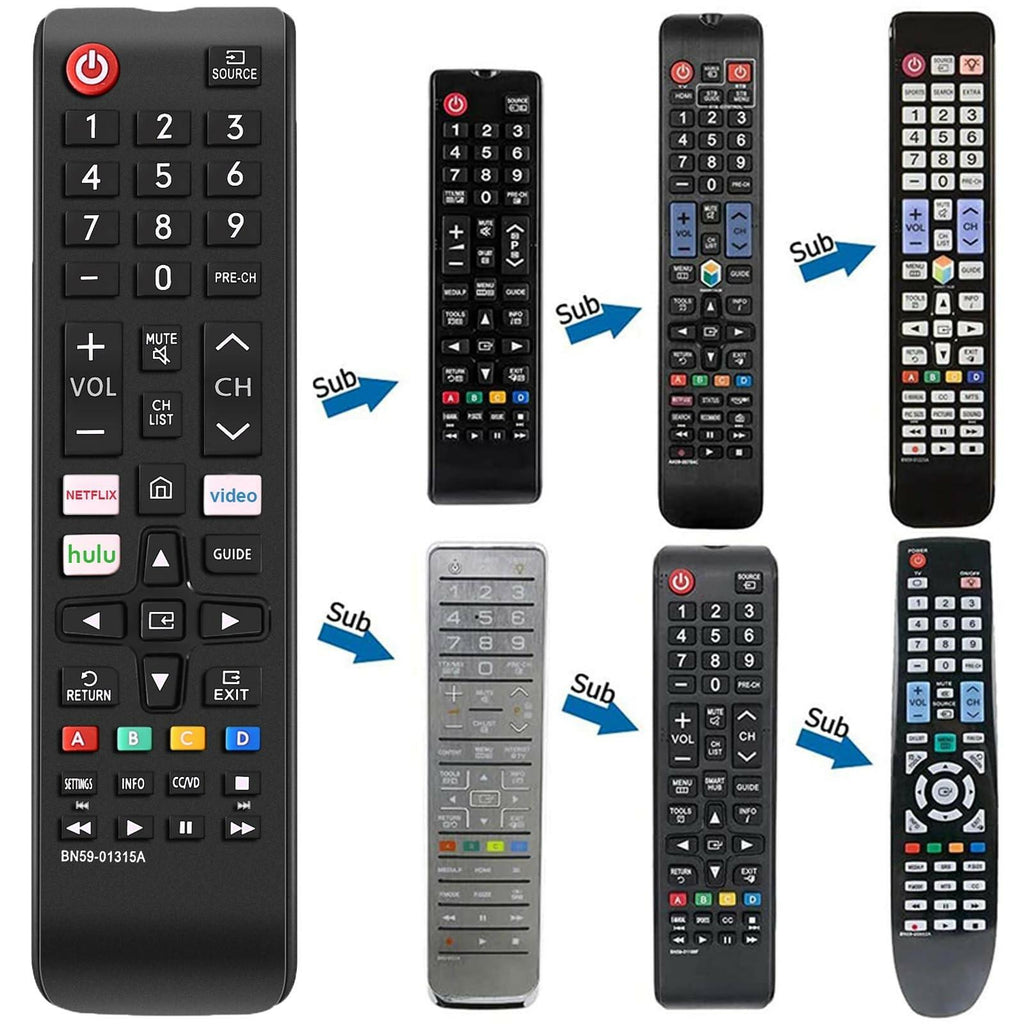 Universal Remote Control for All Samsung TV Remote Compatible All Samsung LCD