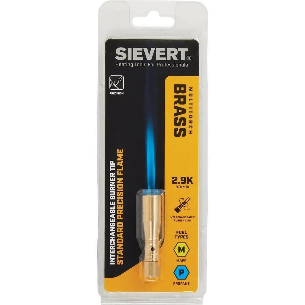 SIEVERT Multi-Torch Brass Interchangeable Standard Precision Burner Tip (Fuel