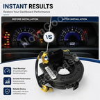 Dash Clock for Dashboard Spring Replacement for Honda Civic/CR-V 2012 2013 2014