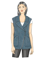 McCall Patterns Misses' Moto-Style Jacket and Vest
