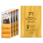12 Rolls, 180 Count Neater Pets Neater Scooper Bags XL Size Extra-Capacity Waste
