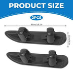 4 pcs Tsawntd Stroller Skis, Multi-Purpose Stroller Sled Snow Skis Winter Sledge