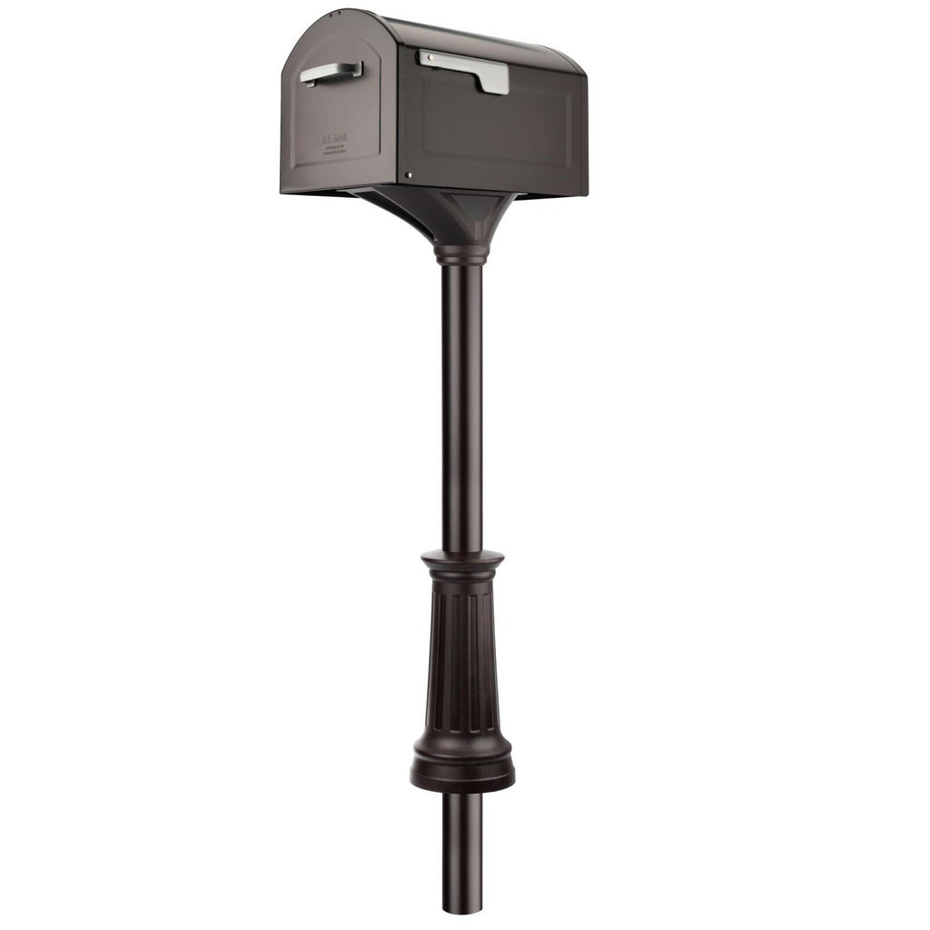 Size XL Architectural Mailboxes Centennial Mailbox Post Rubbed Bronze