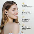 Vosaf Ear Plugs for Sleeping, 45dB Silicone Ear Plugs for Noise Reduction,