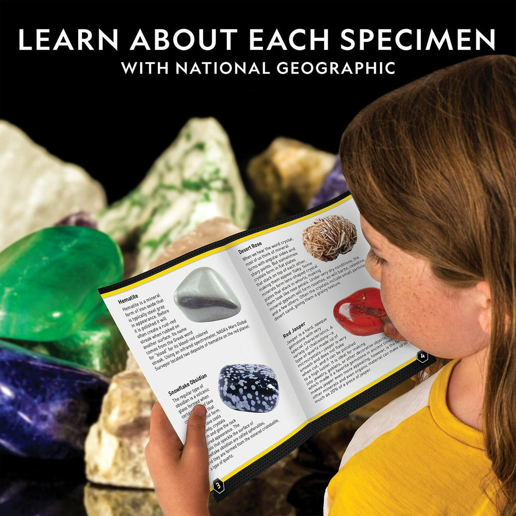 15 Rocks National Geographic Rocks & Mineral Collection - Rock Collection Box