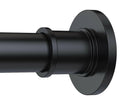 BRIOFOX Industrial Shower Curtain Rod - Rustproof Non-Slip 43-72 Inch Stainless