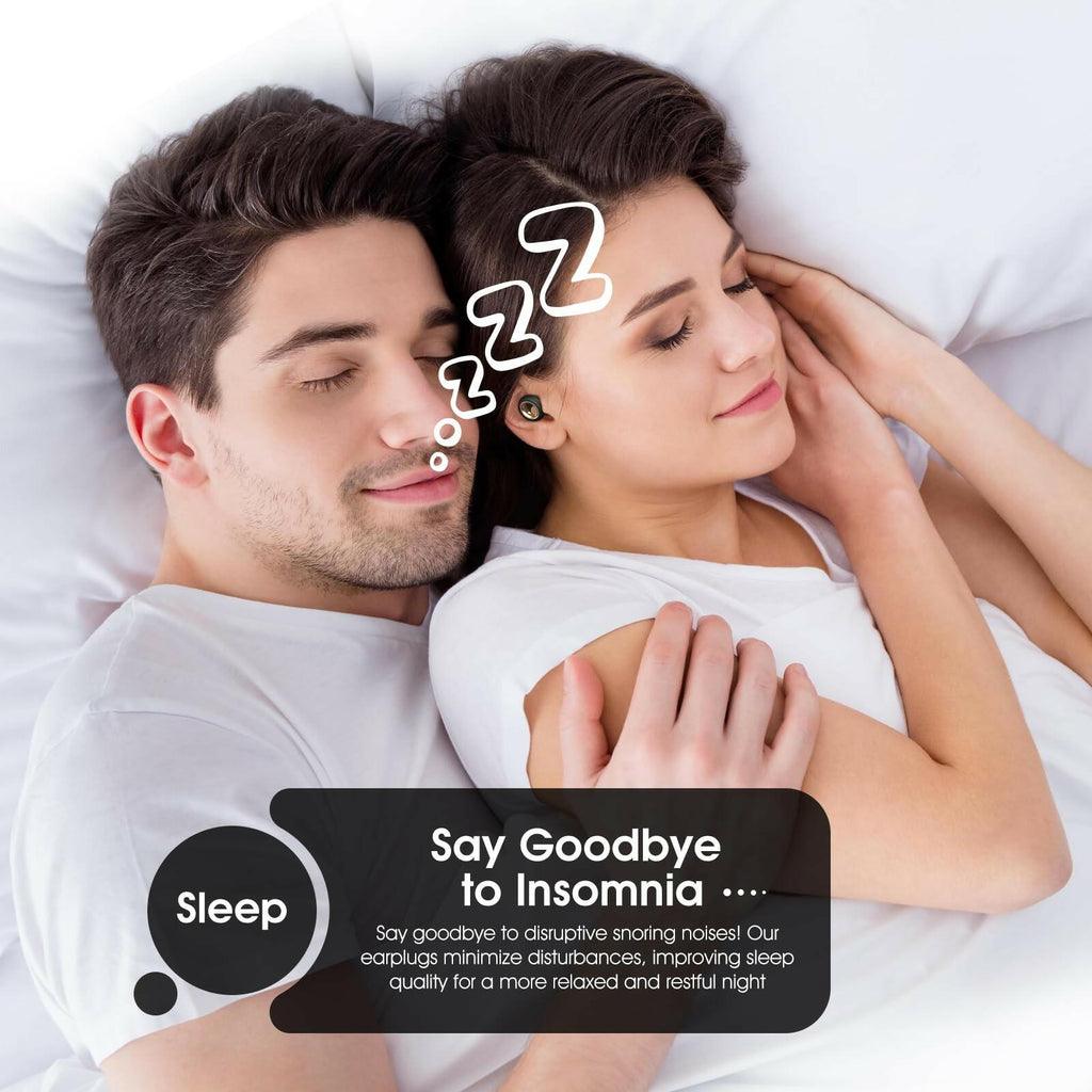 Vosaf Ear Plugs for Sleeping, 45dB Silicone Ear Plugs for Noise Reduction,