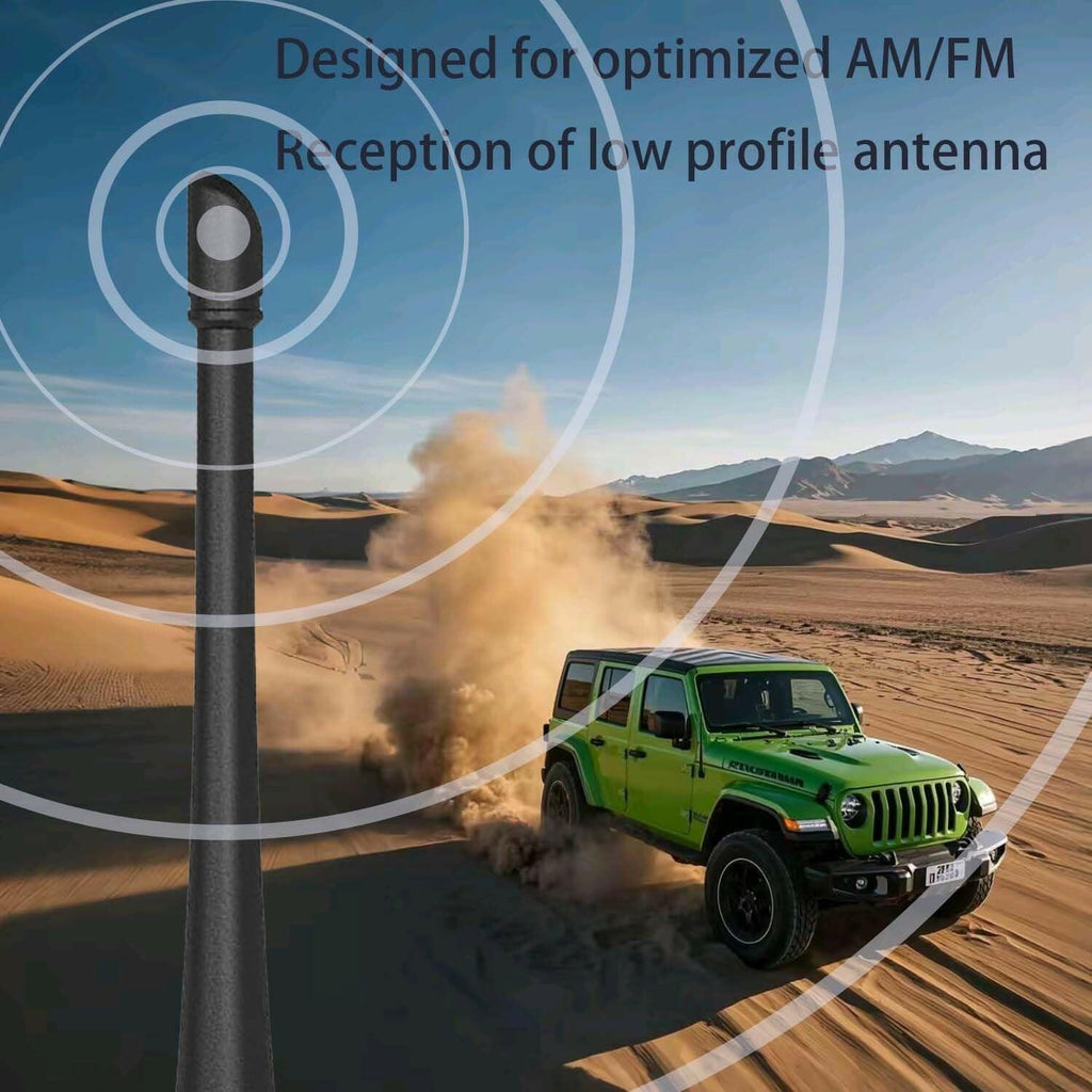 VAGMI 7 Inch Antenna Compatible with Jeep Wrangler Gladiator JK JKU JL JLU TJ