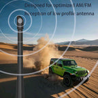 VAGMI 7 Inch Antenna Compatible with Jeep Wrangler Gladiator JK JKU JL JLU TJ