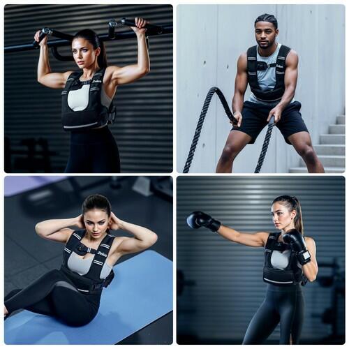 ZELUS Adjustable Weighted Vest for Women, Curve-Fit Ergonomic Workout Vest with