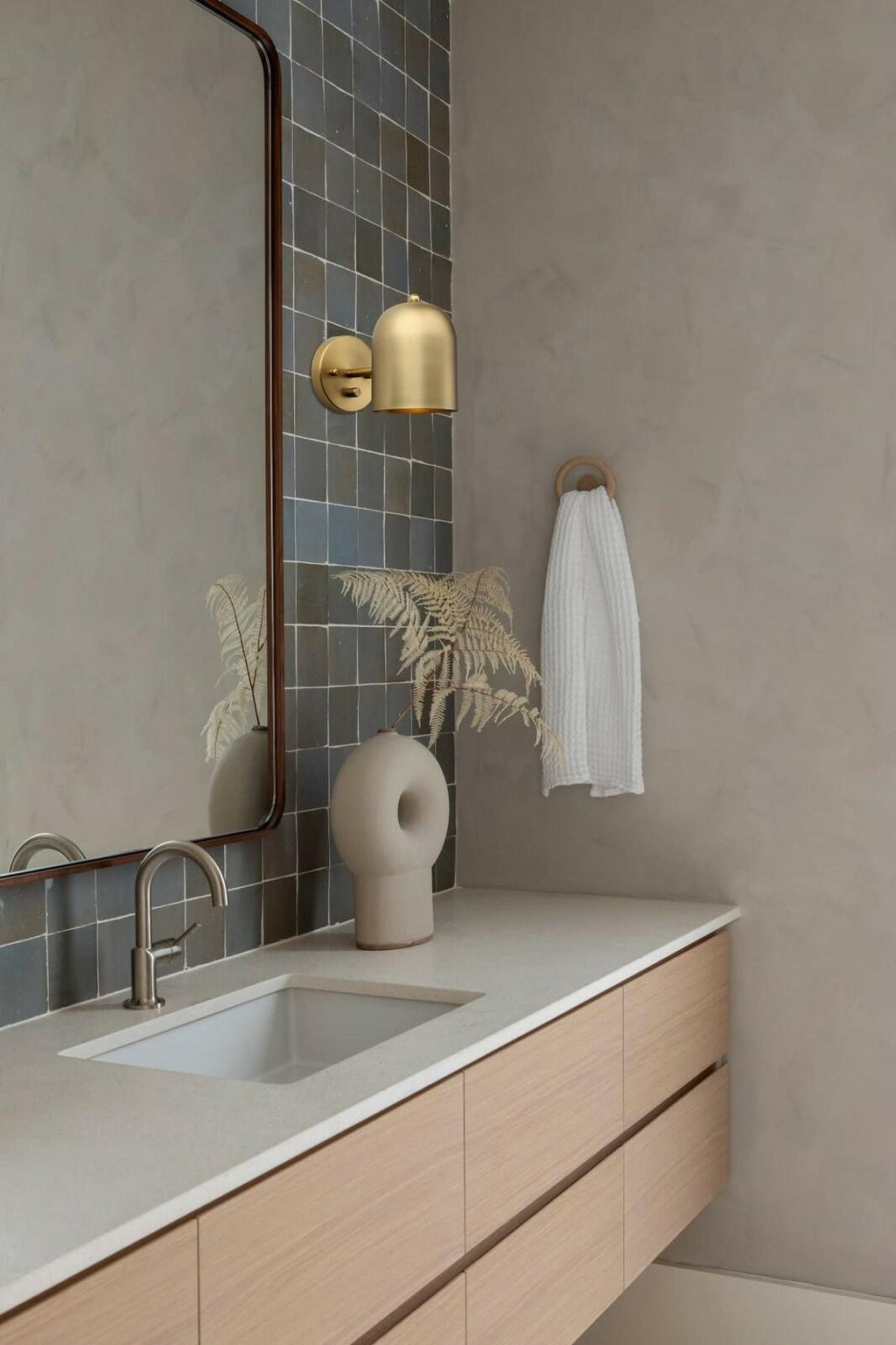 Pathson Set of 2 Hardwired Wall Sconce Dimmer Switch, Brass Finish Wall Light
