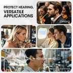 Vosaf Ear Plugs for Sleeping, 45dB Silicone Ear Plugs for Noise Reduction,