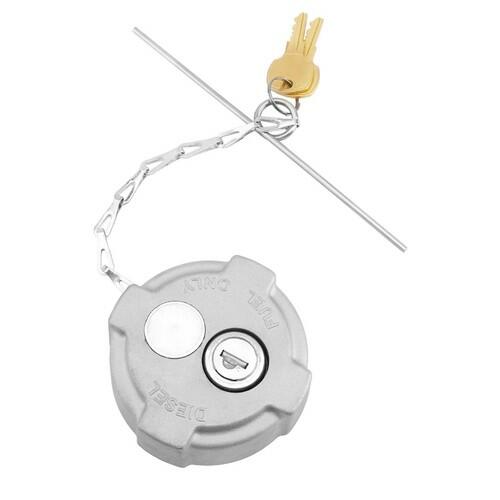 2 3/8" Locking Diesel Fuel Cap Compatible with 2002 and Up Freightliner M2 Small