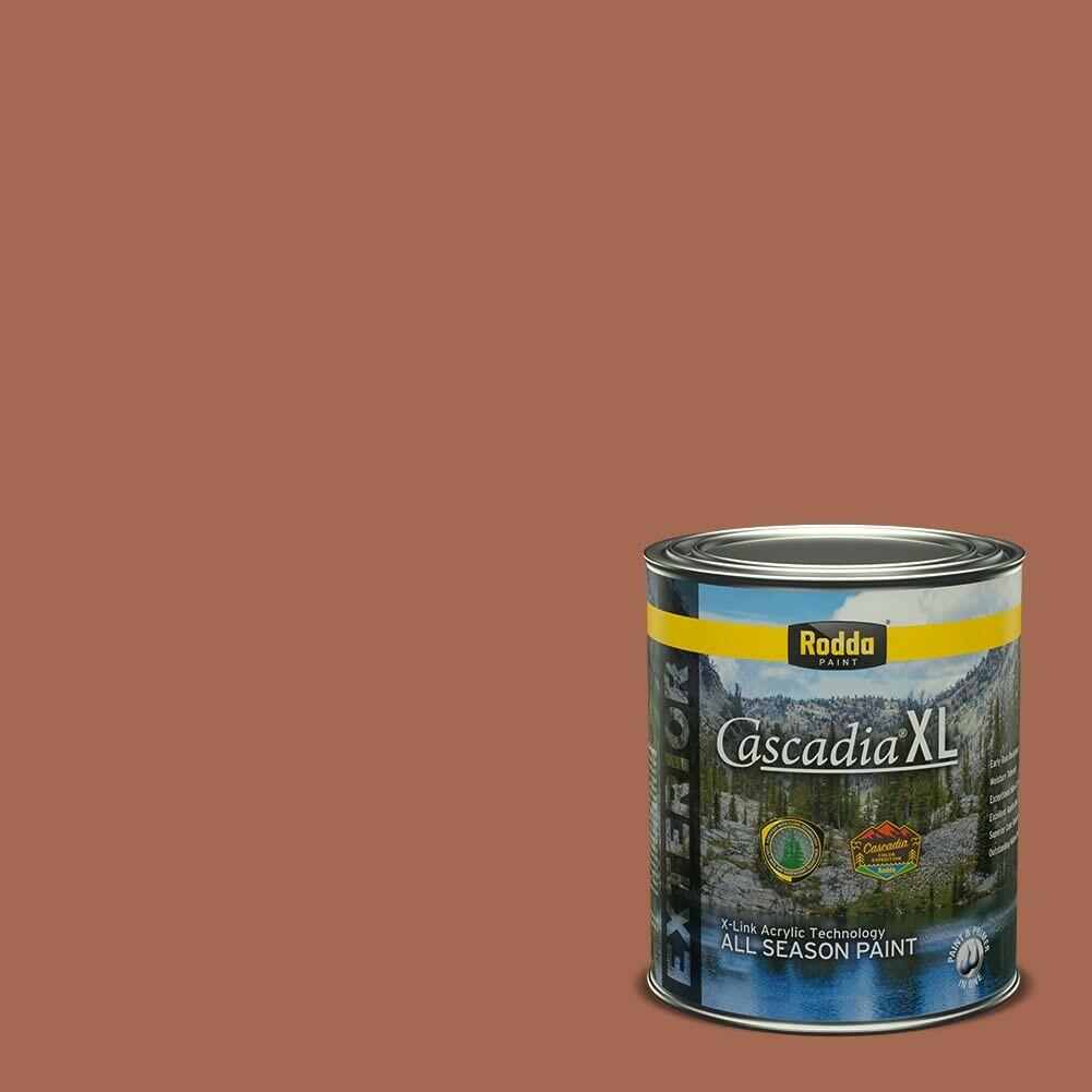 Rodda Paint CASCADIA XL Exterior Satin Paint & Primer in One, Quart, Mandalay
