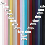 40" W x 84" L Lecloud Dusty Blue Sheer Curtains 84 Inches Long 2 Panels, Light