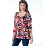McCall's Patterns M7205 Women's Tops Sewing Template, RR (18W-20W-22W-24W)