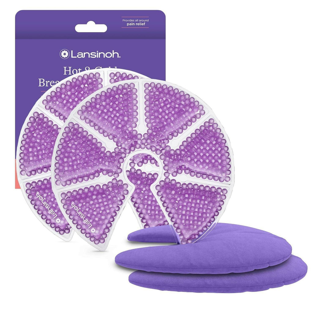 Lansinoh Hot & Cold Breast Therapy Packs 2 Pack Breastfeeding Relief Pads