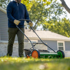 Scotts 20in Manual Walk Behind Reel Lawn Mower Grass Catcher