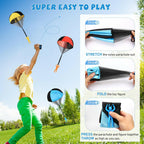 Parachute Toy for Kids, Outdoor Toys Flying Parachute Men, Inside & Outside Toys