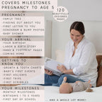 Baby Memory Book for Boy or Girl - First 5 Year Keepsake Album from Pregnancy to