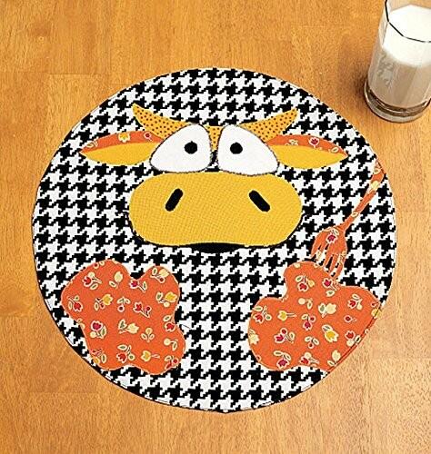 KWIK-SEW PATTERNS K0217 Circular Farm Animal Placemats, One Size
