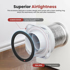 JEEVONY Magnetic Dryer Vent Coupling FR ABS V-0 Dryer Vent Connector Kit
