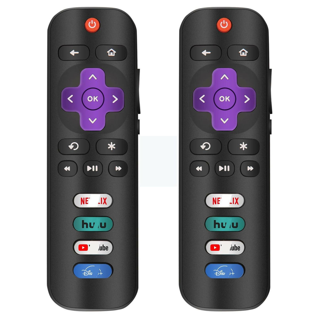 (Pack of 2) Replacement Only for Roku TV Remote, Compatible for TCL Roku/Hisense